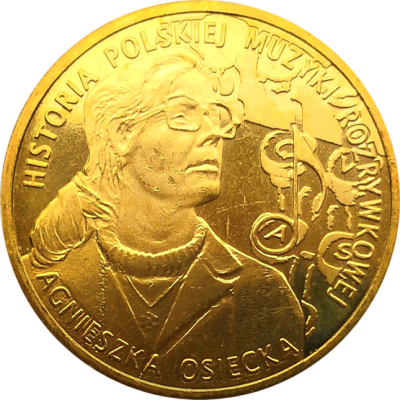 Монета Польши 2 злотых Агнешка Осецкая 2013 год